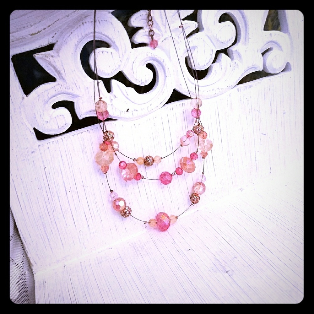 Pink neclace